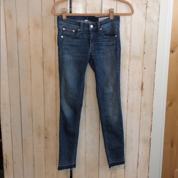 Rag & Bone High Waist Ankle Skinny Jeans - Picture 6 of 8